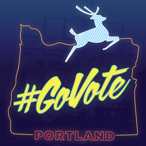 Portland Oregon Election GIF by #GoVote