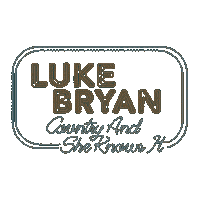 Country Sticker by Luke Bryan