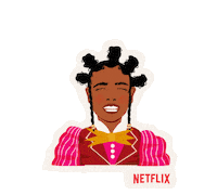 Netflix Jingle Sticker by Mielle Organics
