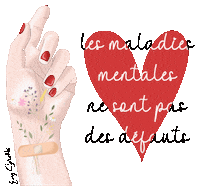 EmySprinkles mental sante malade maladie Sticker