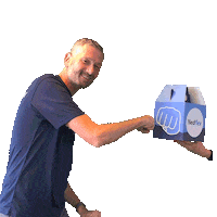 Nedflex boks nedflex zeg het maar boks box Sticker