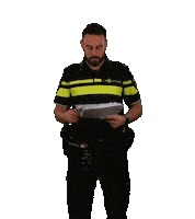 politie boo go away agent politie Sticker