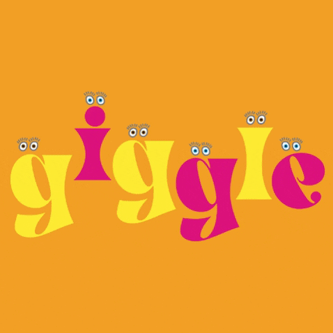TypeTasting giphygifmaker laugh letters children GIF