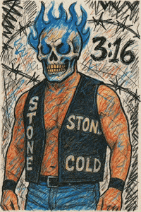 Stone Cold Art GIF