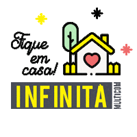 Infinita_Multicom house stayhome comunicacao fiqueemcasa Sticker