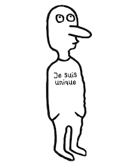 NORMALFR sticker stickers mascot unique Sticker