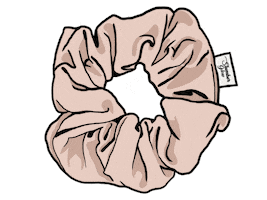 Silk Scrunchie Sticker by Slumber Glow
