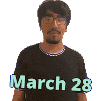 March 28 Sticker