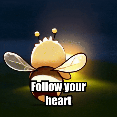 Follow Your Heart Wisdom GIF by Beelightened