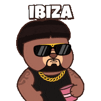 Clubbing Teddy Bear Sticker by BEARISH