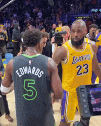 Nba Playoffs Handshake GIF by NBA