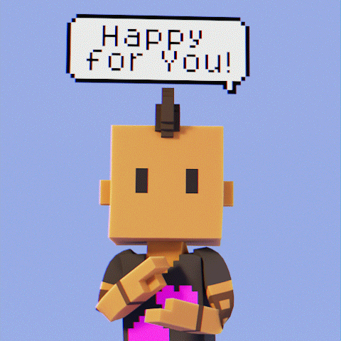 Happy Crypto GIF by Meebits