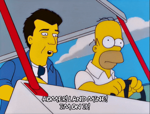 driving homer simpson GIF