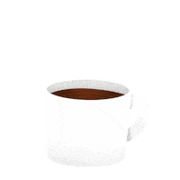 coffee croissant Sticker by JenChibi