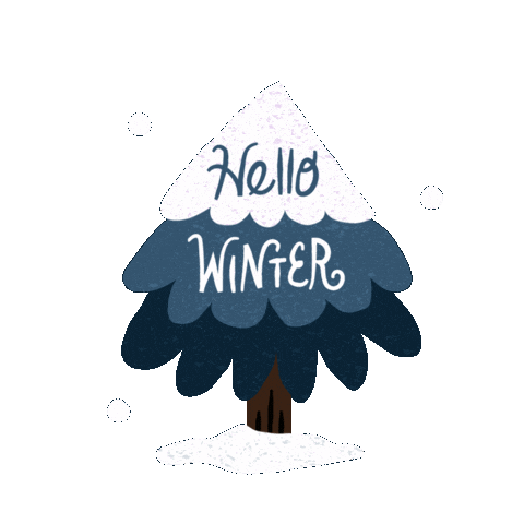 Let It Snow Snowing Sticker by Jessica Lau