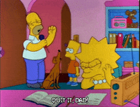 Embarrassed Season 3 GIF by The Simpsons