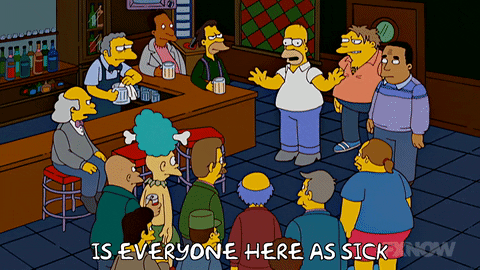 Sick Season 19 GIF by The Simpsons