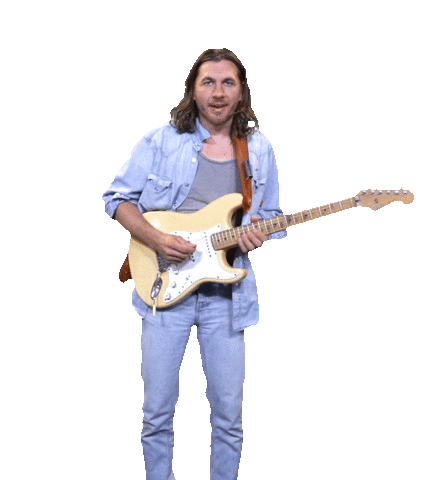 UniversalMusicDE vintage australia guitar shoot Sticker