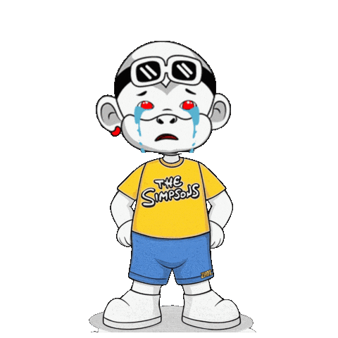 Homer Sad Sticker by Zhot Shop