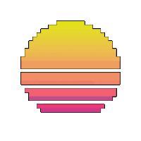 80S Outrun Sticker