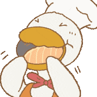 DuckyGreg eating eat duck hurry Sticker