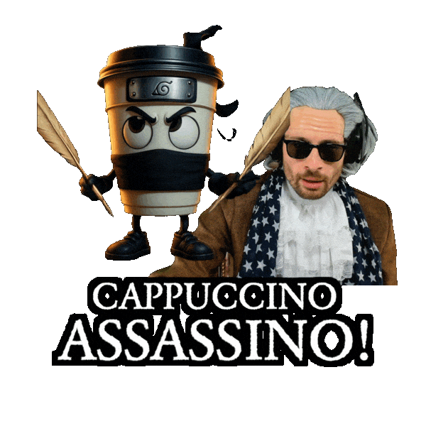 Cappuccino Sticker