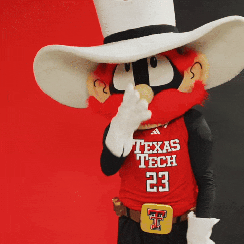 Texas Tech Raider Red GIF by Texas Tech Basketball