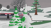winter train GIF by South Park 