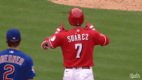 Eugenio Suarez Geno GIF by Cincinnati Reds