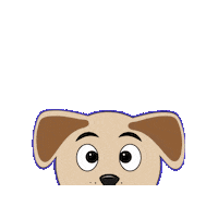 Brown Dog Hello Sticker by KoKo Wooferjee