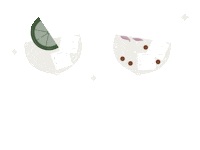 MiGin cheers lemon toast happyhour Sticker