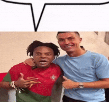Cristiano Ronaldo Chat Bubble GIF