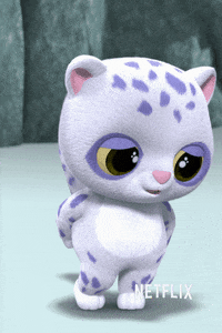 Snow Leopard GIF by YooHoo to the Rescue