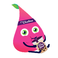 Happy Bubble Tea Sticker by DM KLR
