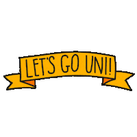 Black And Gold Varsity Sticker by The University of Sheffield
