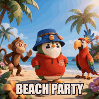 Beach Party Dancing GIF by ZaddyFi