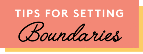 Setting Boundaries GIF by Rachel Sheerin