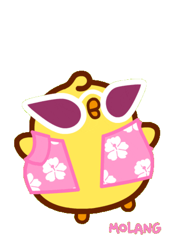 Dance Pink Sticker by Molang