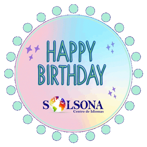 Happybirthday Solsona Solsonaidiomas Sticker by Solsona Idiomas