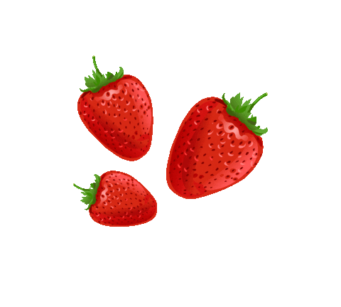 Comida Strawberry Sticker by Peach_Slices