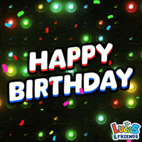 Happy Birthday GIF by Lucas and Friends by RV AppStudios