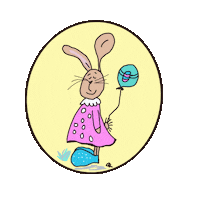 Easter Bunny Sticker by deinechristine