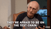 Season 9 Text GIF by Curb Your Enthusiasm