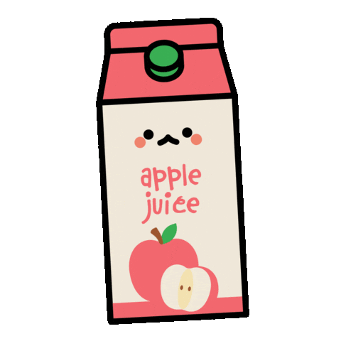 Happy Apple Juice Sticker