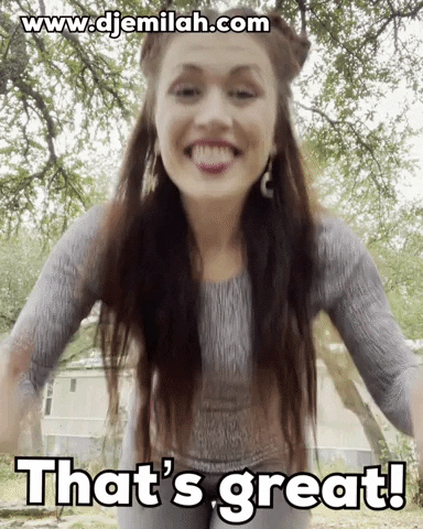 Great News GIF by Djemilah Birnie
