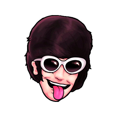 Sunglasses Tongue Sticker by INF1N1TE
