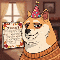 Autumn Leaves Party GIF by Doge Pound