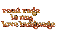 Road Rage Love Language Sticker by The Mojave Room
