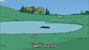 happy bart simpson GIF
