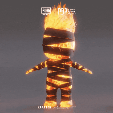 Battle Royale Mummy GIF by Official PUBG MOBILE